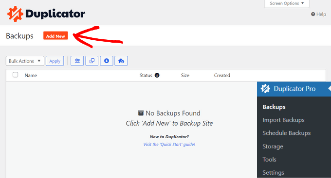 How to create a backup using Duplicator How to create a backup using Duplicator